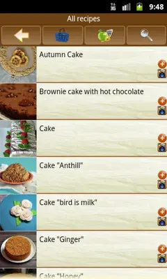 Cake recipes android App screenshot 2