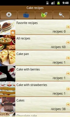 Cake recipes android App screenshot 3